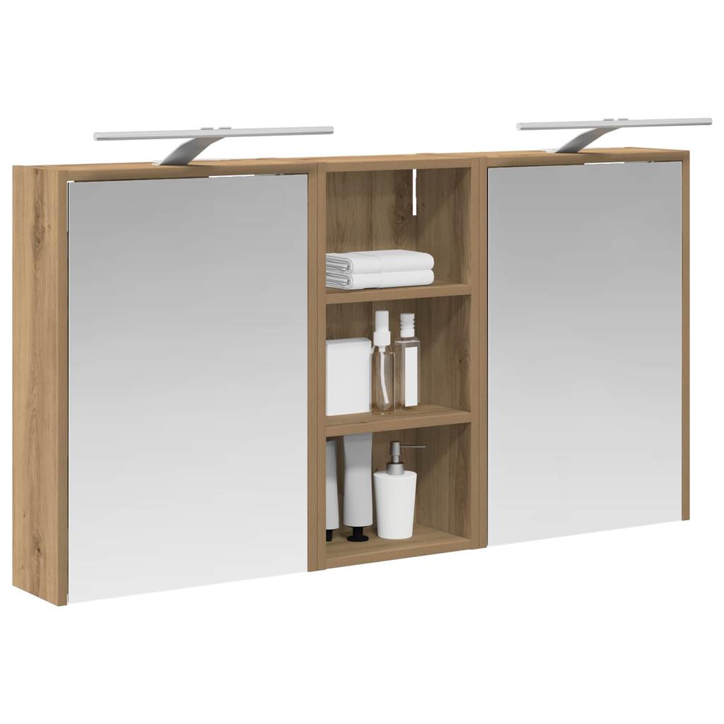 Bathroom Cabinet Set 3 pcs 116 x 16 x 62.5 cm engineered wood