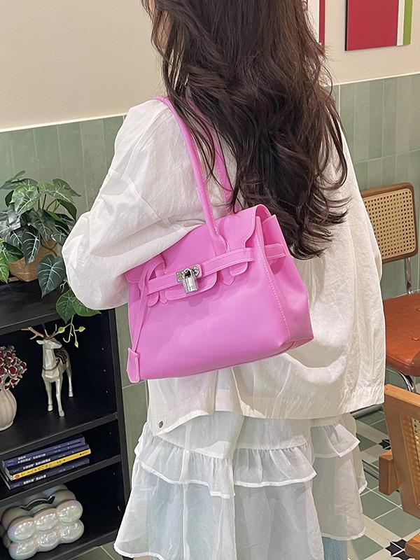 Borsa a Tote Jelly di Lusso da Donna 2026 - Borsa Kelly Colore Caramella Estiva