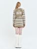 Kirsh Fair Isle Knit Mini Skirt [Sand]