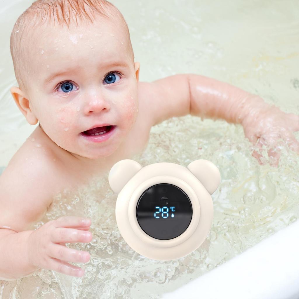 Bath Temp Thermometers for Baby Digital Safe Bathtub Thermometers With LED Display Bathing Supplies for Pediatric Kids Bathtub