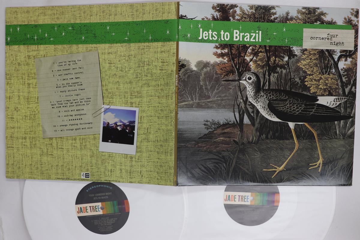 

LP Record JETS TO BRAZIL Four Cornered Night JT1052 JADE TREE 2000 US Rock Used