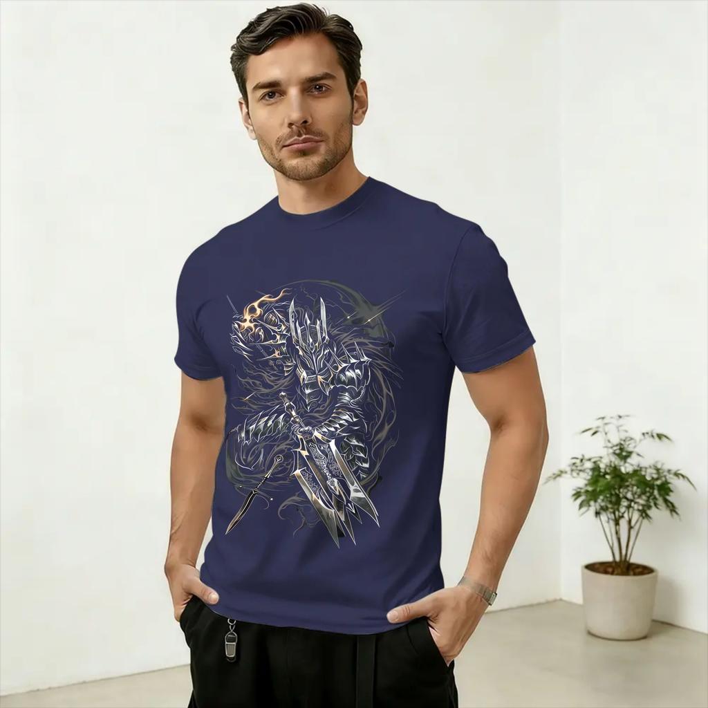 SAURON Art Cotton T Shirt For Unisex Summer Awesome T Shirts Round Neck Leisure Tees Oversized Hot Sale Clothing