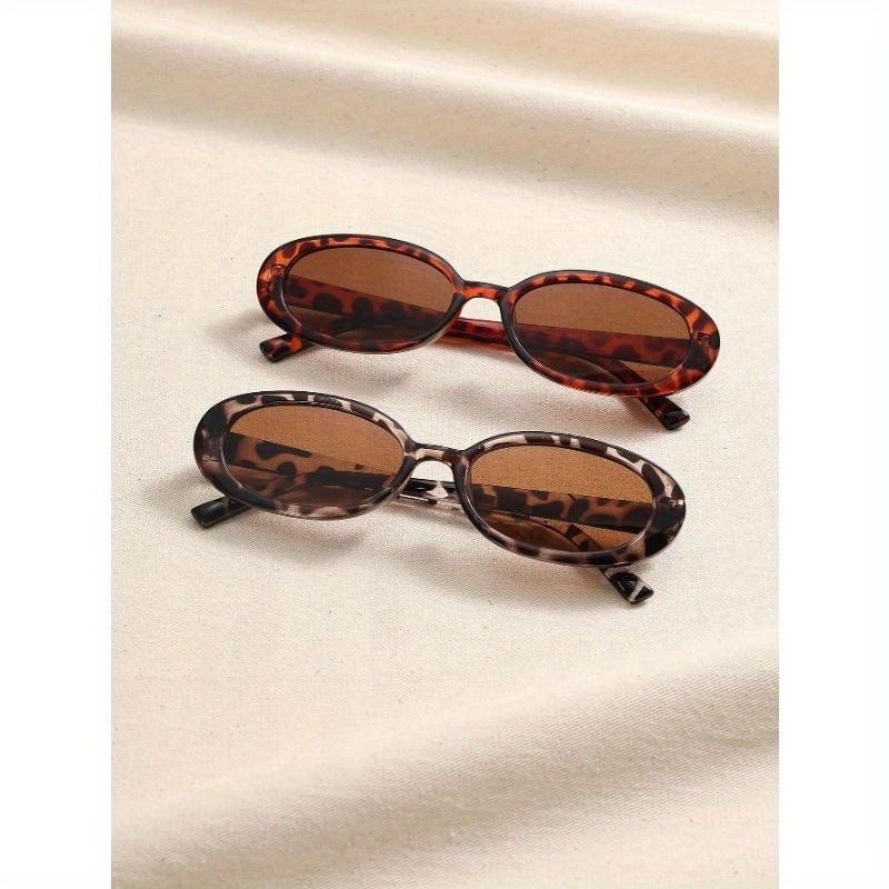 Damenmode Y2K Ovalrahmenbrille für Outdoor-Wandern Camping Strandparty Urlaubsoutfits Accessoires Strandaccessoires für Damen Brille Sonnenbrille