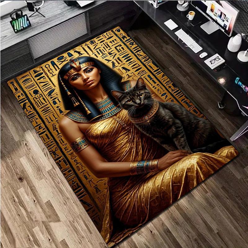 Egyptian Queen's Majesty Carpet Office Decorative Carpet For Living Room Bedroom Door Mat Floor Rug Computer Chair Area Rug