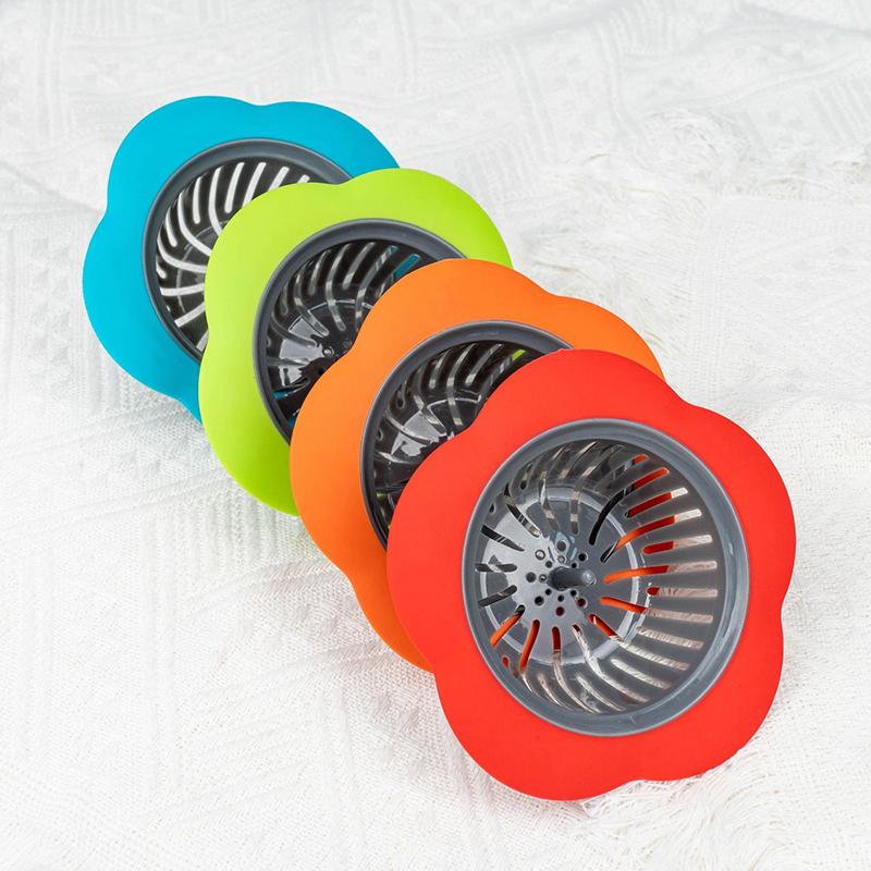 Kuchyně ve tvaru květiny Síťovina Dřez Odpad Silikonové sítko Hustý otvor Odtok vody Koupelna Odtokový otvor Odpadní otvor filtru na vlasy