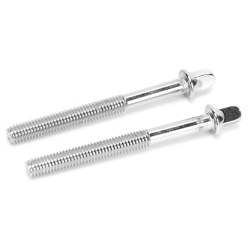 6PCS Metal Material Drum Tension Rods 70mm Length Percussion Replacement Screws For Jazz Drum Kit