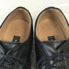 Made In France BALLY Leather Goodyear Welt Wingtip Shoes Size 5 24.0cm Black Business Dress Shoes(USED)