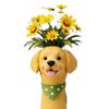 Vase à Fleurs Animal Fantaisiste en Résine Vase à Fleurs Moderne en Forme d'Animal Mignon Ornement Créatif pour la Décoration de la Maison Salon Étagère