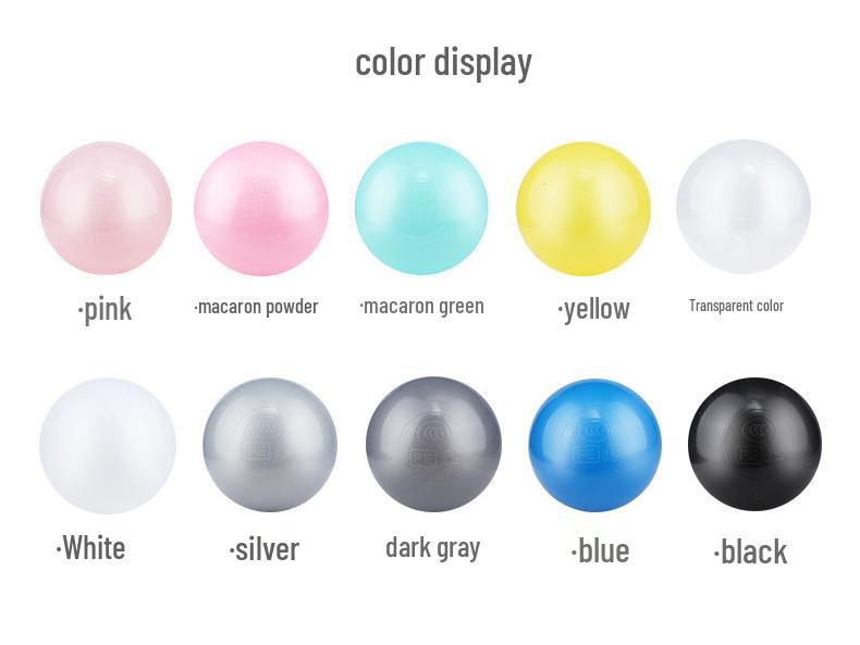 Ocean Ball Eco-friendly PE Material, Thickened, 5.5CM/7CM/8CM, Various Packaging, Rich Colors, Free Shipping