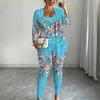 Plus Size Floral Print 3 Piece Outfit, Long Sleeve Open Front Cardigan Cami Top Leggings Set for Women