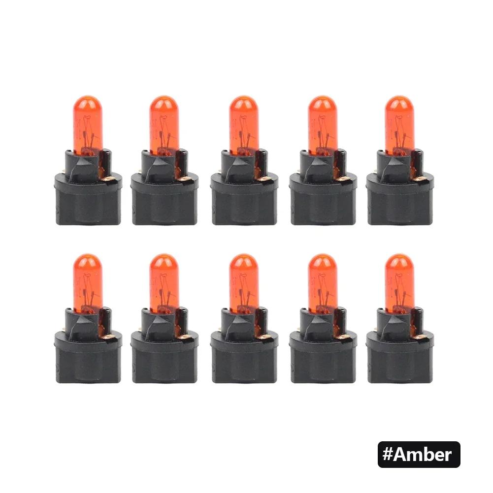 10 Stück T5 SMD LED Autolicht Automobil Leuchtdiode Instrumentenanzeige Armaturenbrett Glühbirnen Auto Innenanzeige Leuchte