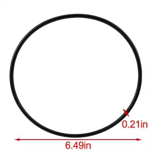 Rubber sealing gasket for swimming pool filter pump compatible with P61733 P6025 and related pump part numbers