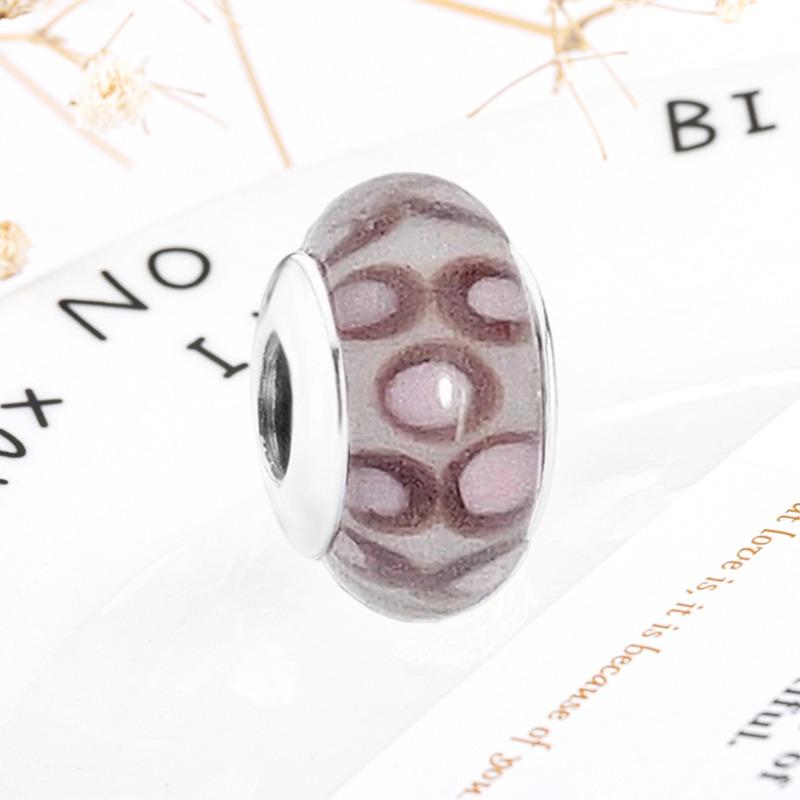 Neue Feine Murano Glas Serie Anhänger Rosa Rot Schwarz Grün Weiß Blau Perle Passend Original Armband Zubehör DIY Damenschmuck Geschenk