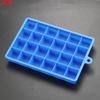 1pcs With Lid /No Lid 24-hole Silicone Ice Tray Square Box Auxiliary Food Puree Cheese Jelly Mold Bar Kitchen Tool Cocktail Cube