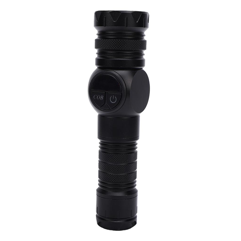 Super Bright Flashlight Rechargeable IPX7 Water Proof Telescopic Zoom Handheld Flashlight with Magnetic Base 9 Modes