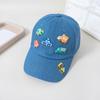 Vehicles Pattern Children Sports Hats Denim Baby Sun Visor Hat Simple Kids Baseball Caps  Outdoor