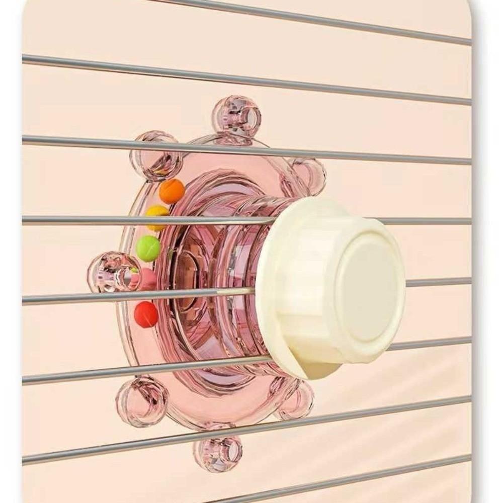 Spinning Puzzle Parrot Mirror Toy Wear-Resisting Parrot Spinning Wheels Small Parrot