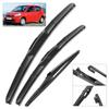 Front & Rear Wiper For Daihatsu Sirion MK2 2005-2012 2006 2007 2008 Wiper Front&Rear Wiper Blades Windshield 20"+16"+14"