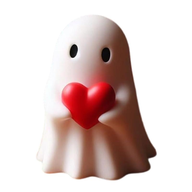 

Миниатюрные Забавные Хэллоуинские Украшения Мультяшное Сердце Привидение Фигурка Орнамент Дропшиппинг