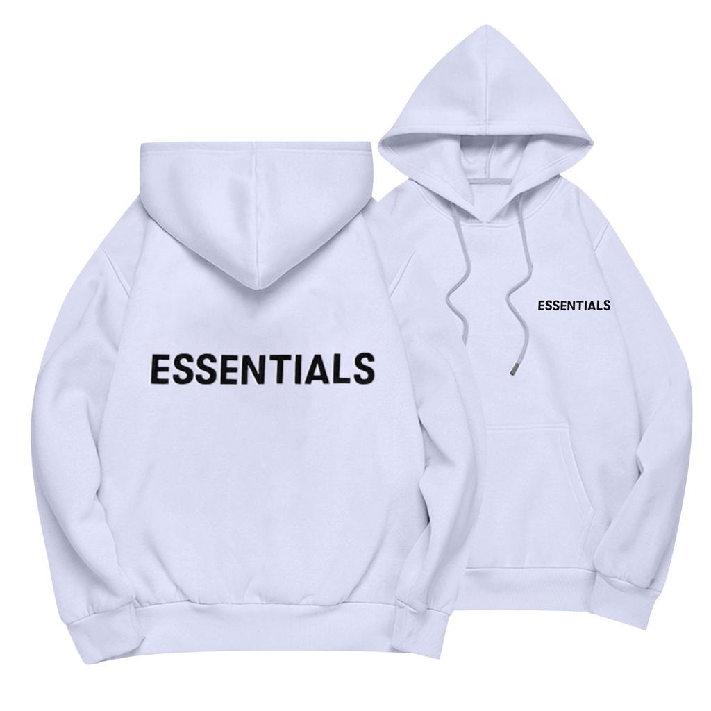 Unisex Loose Casual Letter Print Solid Round Neck Long Sleeve Hooded Sweatshirt