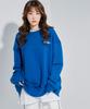 Kagamiel Oversize Back Line Sweatshirt Blue