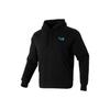 Solid Color Pullover Hoodie Long Sleeve Sweatshirt for Men In Black