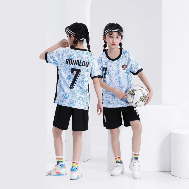 2024 Portugal Away No.257 Kids  Soccer Jersey 18