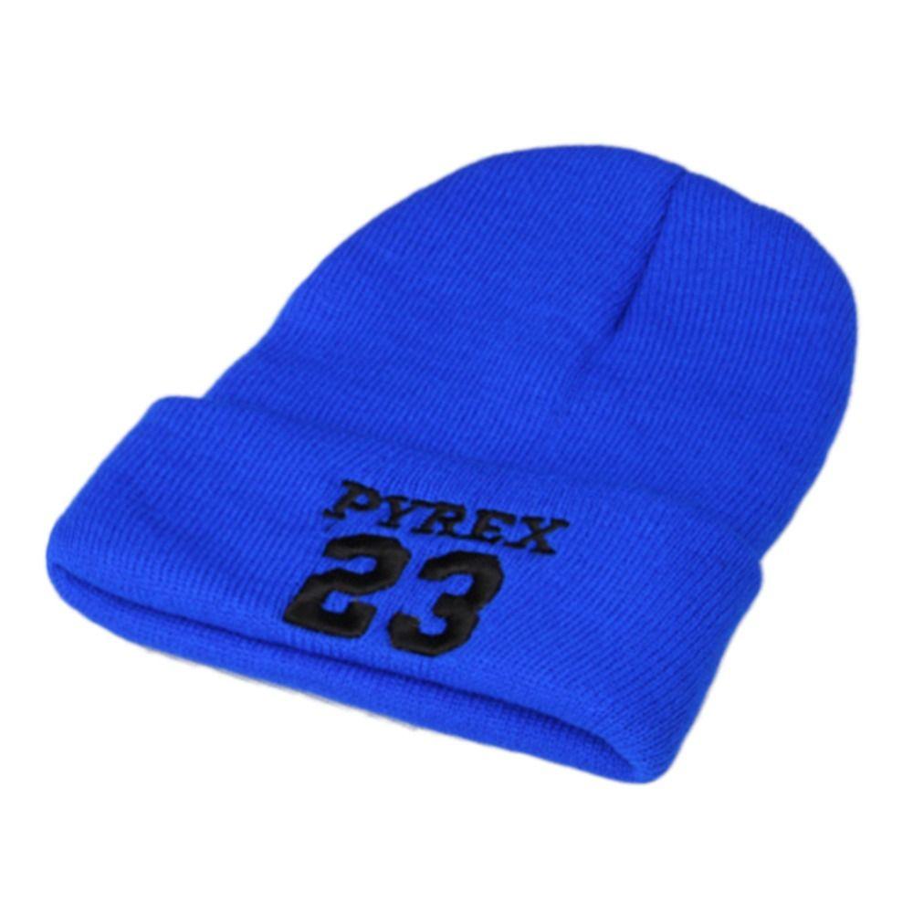 Warm Kids Snowcap Embroidery Letter 23 Baby Beanie Cap Baby Knitted Hat  Boys Girls