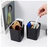 Electric Toothbrush Holder with Removable Bamboo Tray Makeup Brush Storage Box Bathroom Organizer for Toothpaste and Accessories