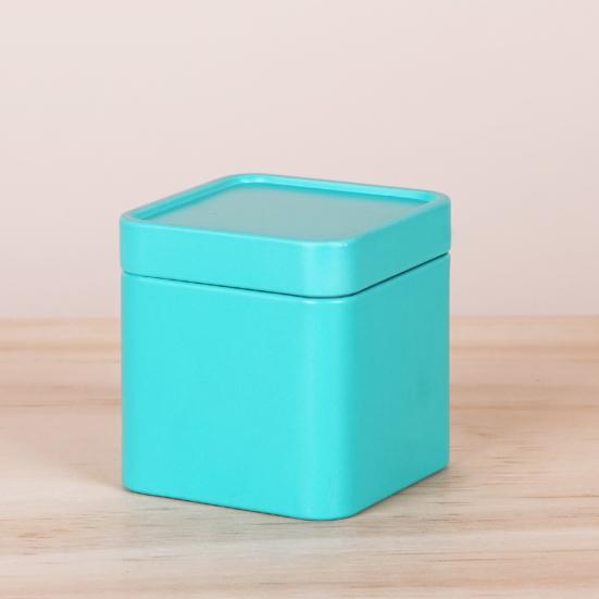 Storage Bin with Lid Dustproof Iron Mini Sturdy Loose Tea Bucket Household Supplies