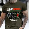2025 Fitness Workout Loose Men's Clothing Comfortable Handsome Casual T-Shirt Clothing Hiking Running Short Sleeve T-Shirt