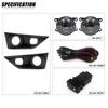 Fog Light Set for Isuzu MU-X 2020-2022 Models: Headlight Bumper Lights & Daytime Running Lights