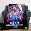 Kpop Demon Hunters Blanket Soft Throw Blanket For Home Bedroom Bed Sofa Travel Office Solid Christmas Blanket