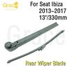 Rear Wiper Blade For Seat Ibiza 13"/330mm Car Windshield Windscreen Rubber 2013 2014 2015 2016 2017