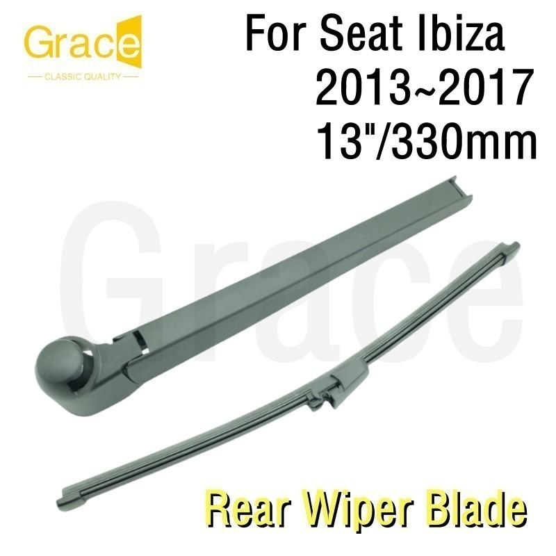 Rear Wiper Blade For Seat Ibiza 13"/330mm Car Windshield Windscreen Rubber 2013 2014 2015 2016 2017