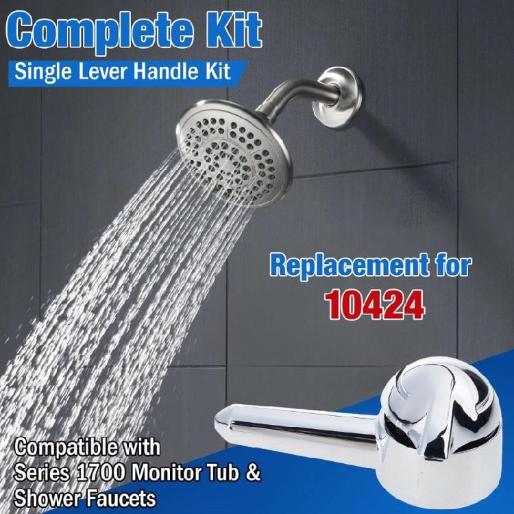 Single Handle Upgrades Kit Metal Shower Control Handle Shower Gate Handle Replacement for 1700 Series Shower & Tub Faucet