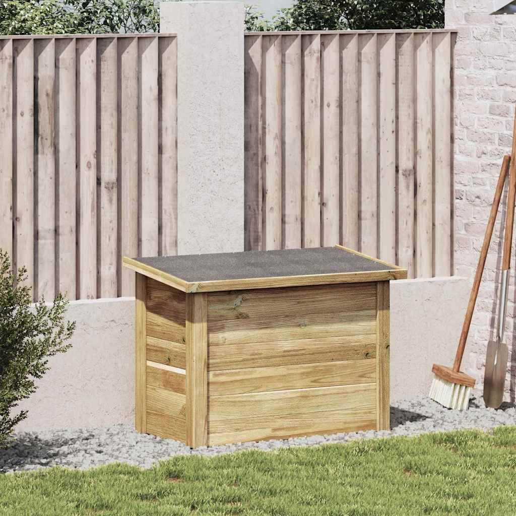 Aufbewahrungsbox mit Aufbewahrung Natur 80 x 44,5 x 57,5 cm