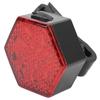 Bicycle Tailight USB Rechargeable Hexagon Safe Warning Flashing Rear Light Cycling Light