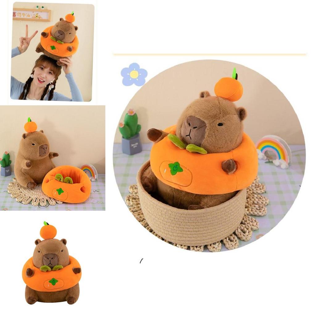 Adorable Capybara Plush Toy Soft Short Plush Animal Pillow For Home Decor And Gifts