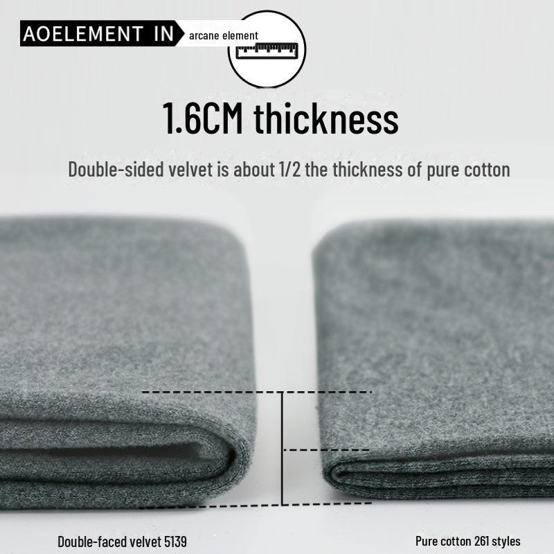 Men's High-Waist Plus Velvet Warm Trousers - Autumn/Winter Bottoming Tights