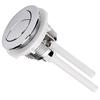 Plastic Dual Flush Toilet Water Tank Push Button With 2 Rod For 38 48 58Mm Hole