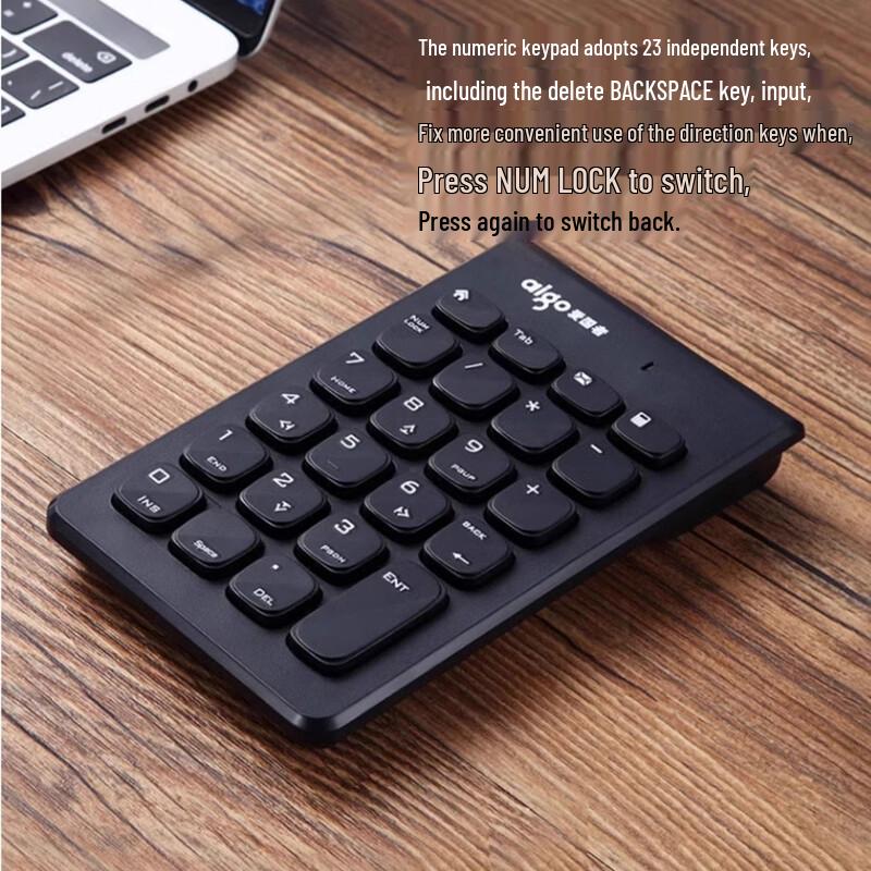 Aigo W963 Black Wireless Numeric Keypad