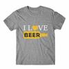 I Love Beer T Shirt 100 Cotton Premium