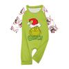 Christmas Prints Family Matching Long Sleeve Tops+Pants Set Family Matching Sets