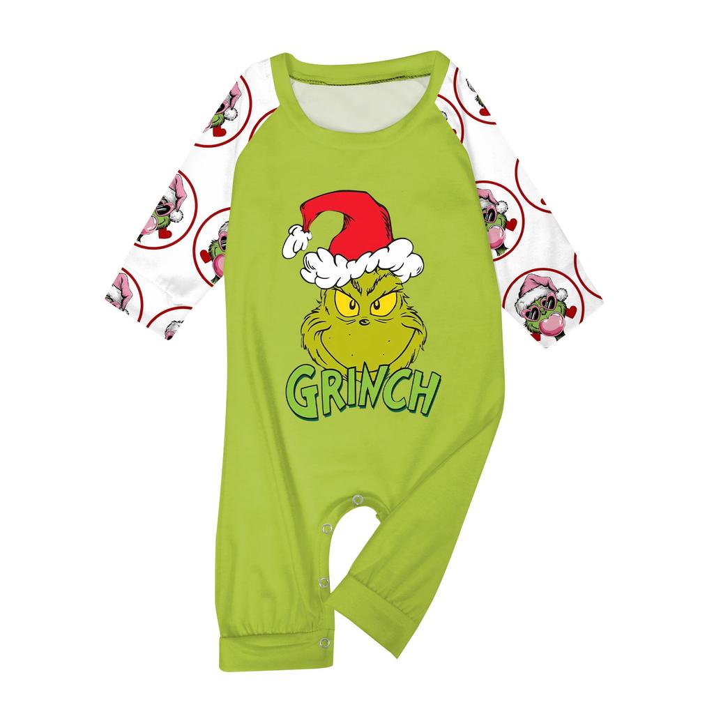 Christmas Prints Family Matching Long Sleeve Tops+Pants Set Family Matching Sets