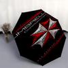 1pc Umbrella Corporation Portable Fold- Design, 8 Ribs, Reliable Performance, with Automatic Open/close10211