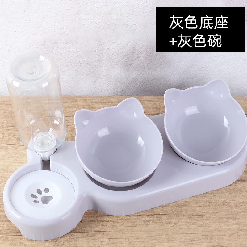 

Миска для їжі, Подвійна миска, Автоматична миска для води, Миска для їжі проти перекидання, Товари для домашніх тварин, Собаки One Size