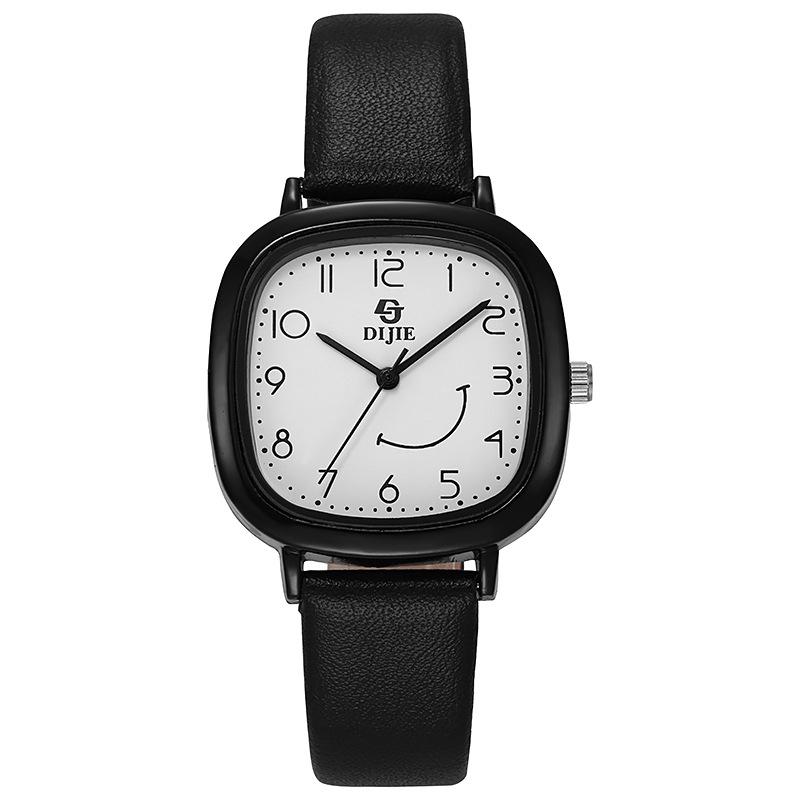 Stille quadratisches Design Mädchenuhr für Grund- und Mittelschülerinnen