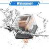 A ABSOPRO Waterproof Relay DC 5 Pin Relay Charging Case Universal Car Durable Plastic Transparent 5pcs