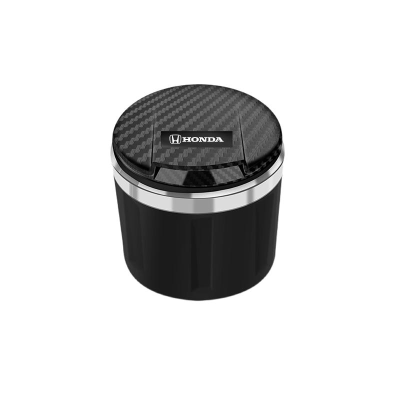 Car Ceramic Ashtray LED Light Ash Tray Cup Auto Accessories For Honda Civic Fit Jazz Accord Pilot CRV Odyssey Passport City HRV